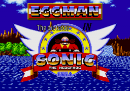 Eggman the Dictator in Sonic the Hedgehog Title Screen